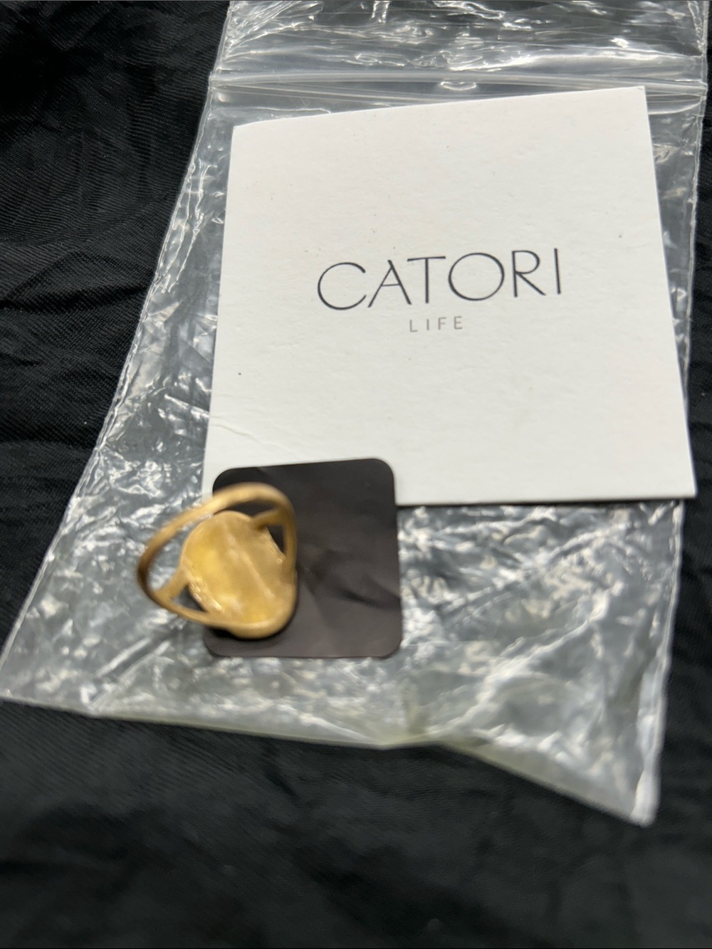 Catori Life Scarab Ring | Bronze Size 6.5 - Picture 3 of 7